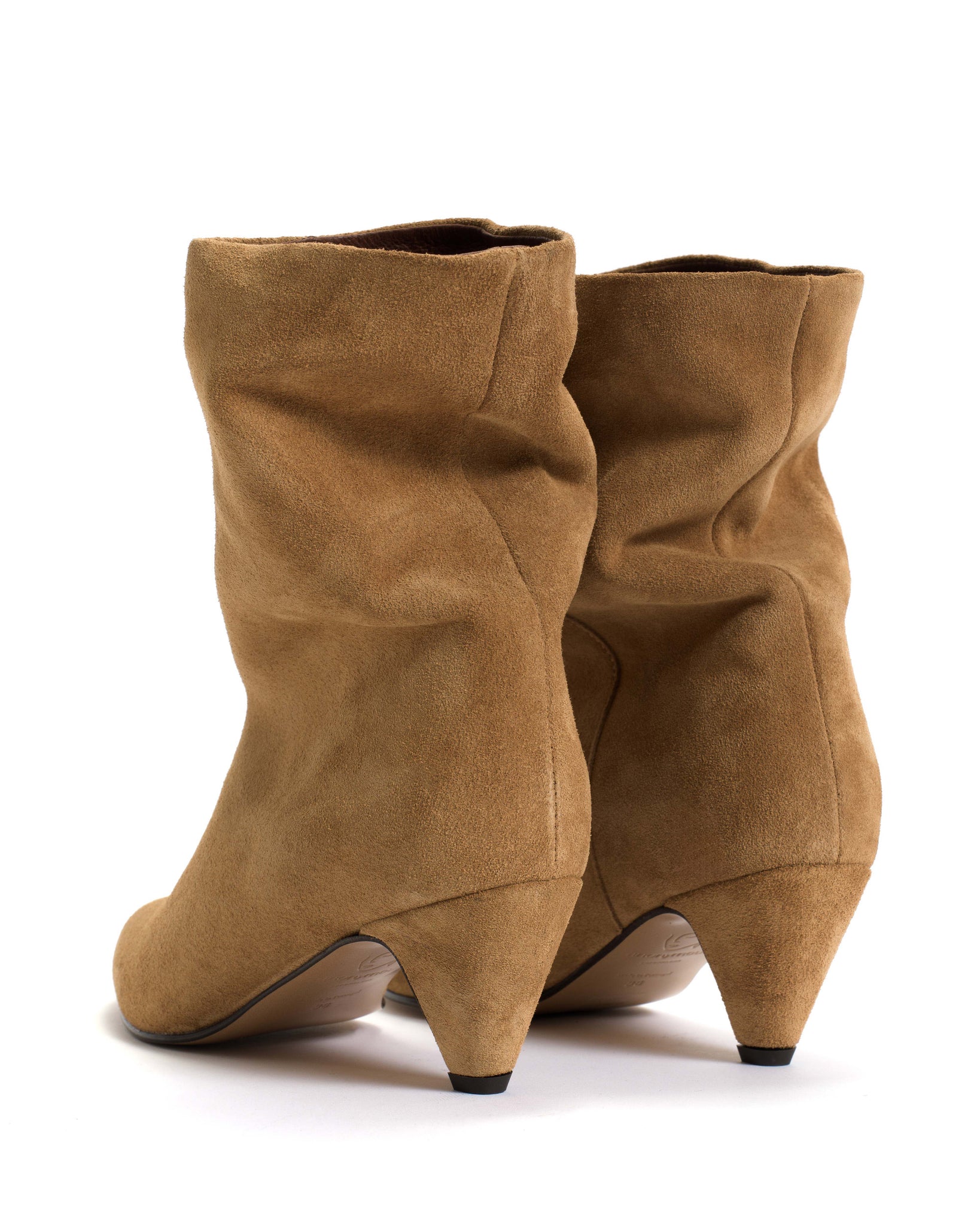 Vully 50 stiletto calf suede cinnamon