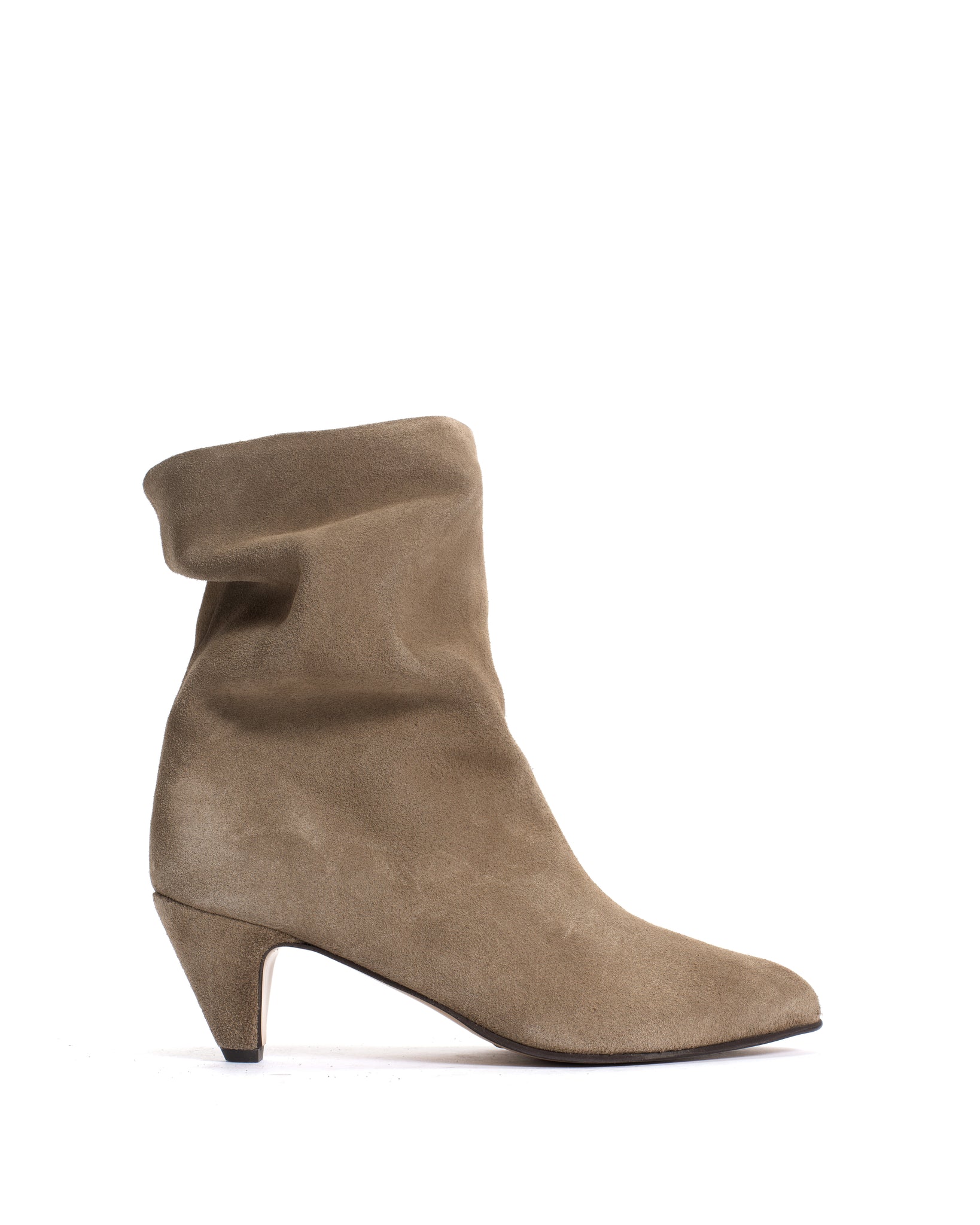 Vully 50 stiletto Calf suede Mushroom