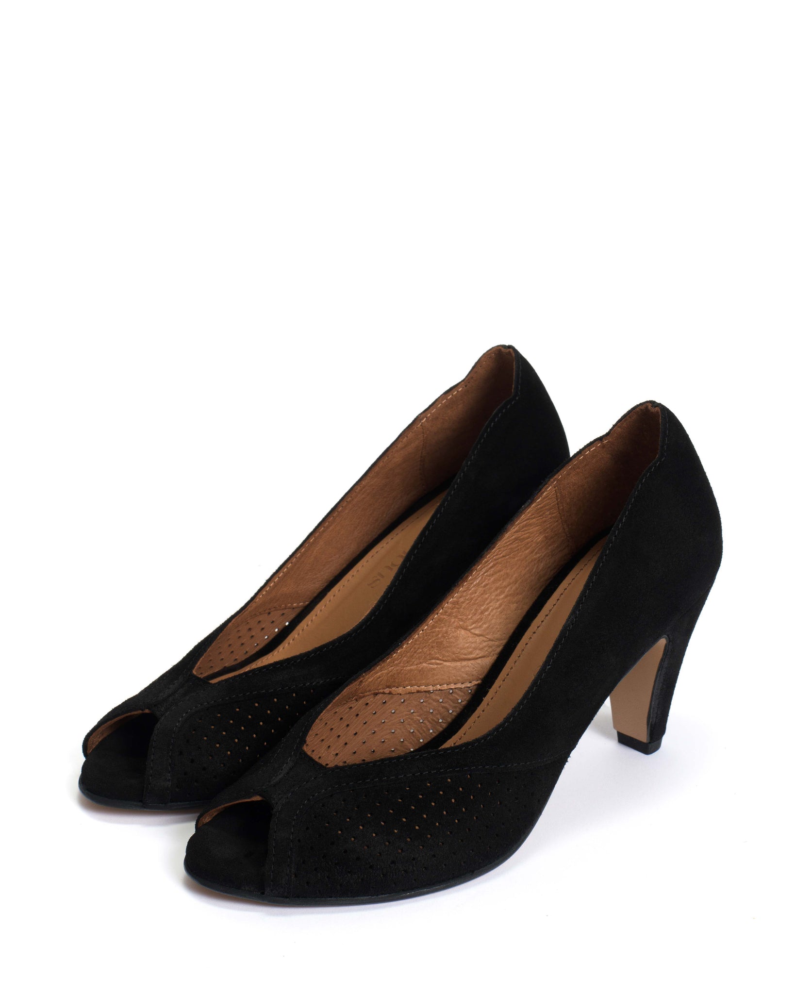 Alania Calf suede Black