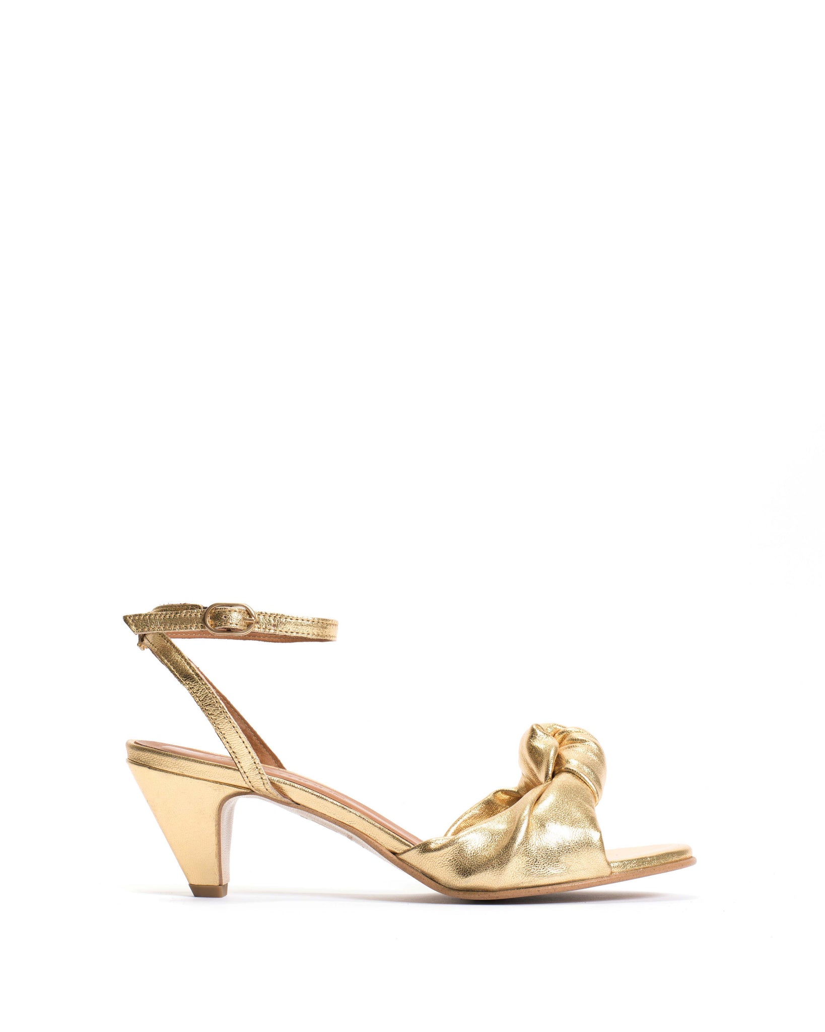 Aliza 50 stiletto Metallic Goat Gold