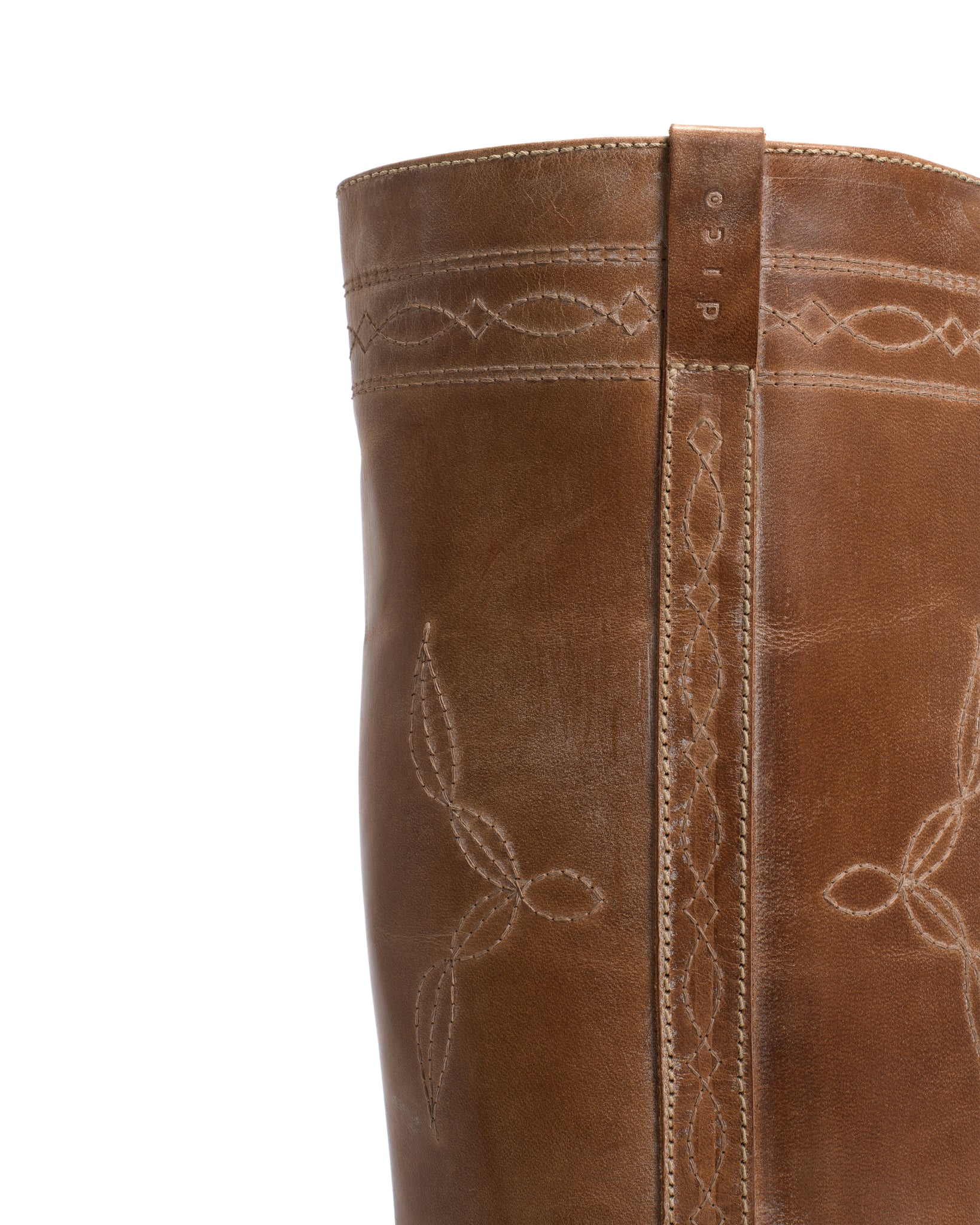 Dico Ann Western stitch Escovado Dark tan