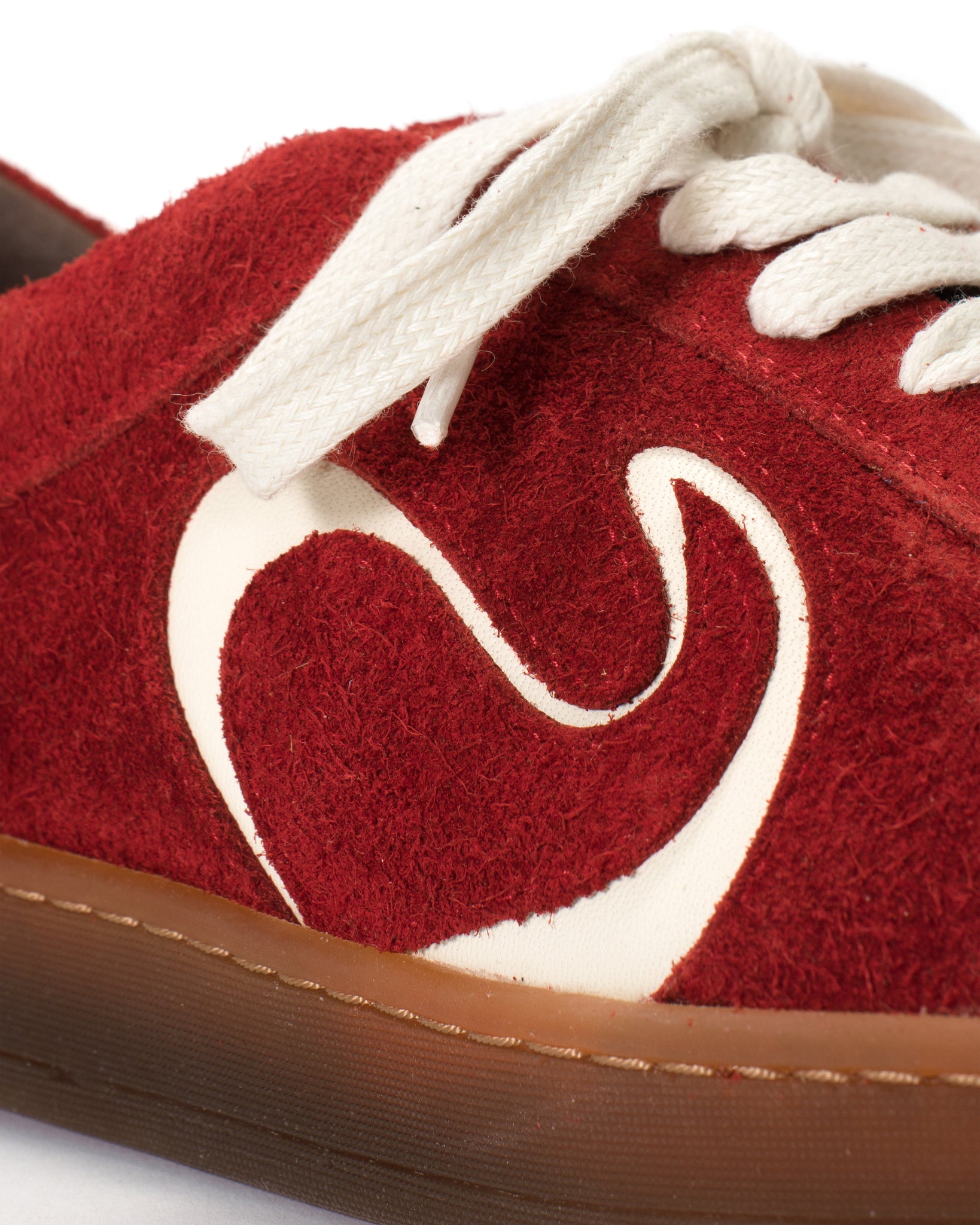 Blaire Plushed calf suede Ruby red