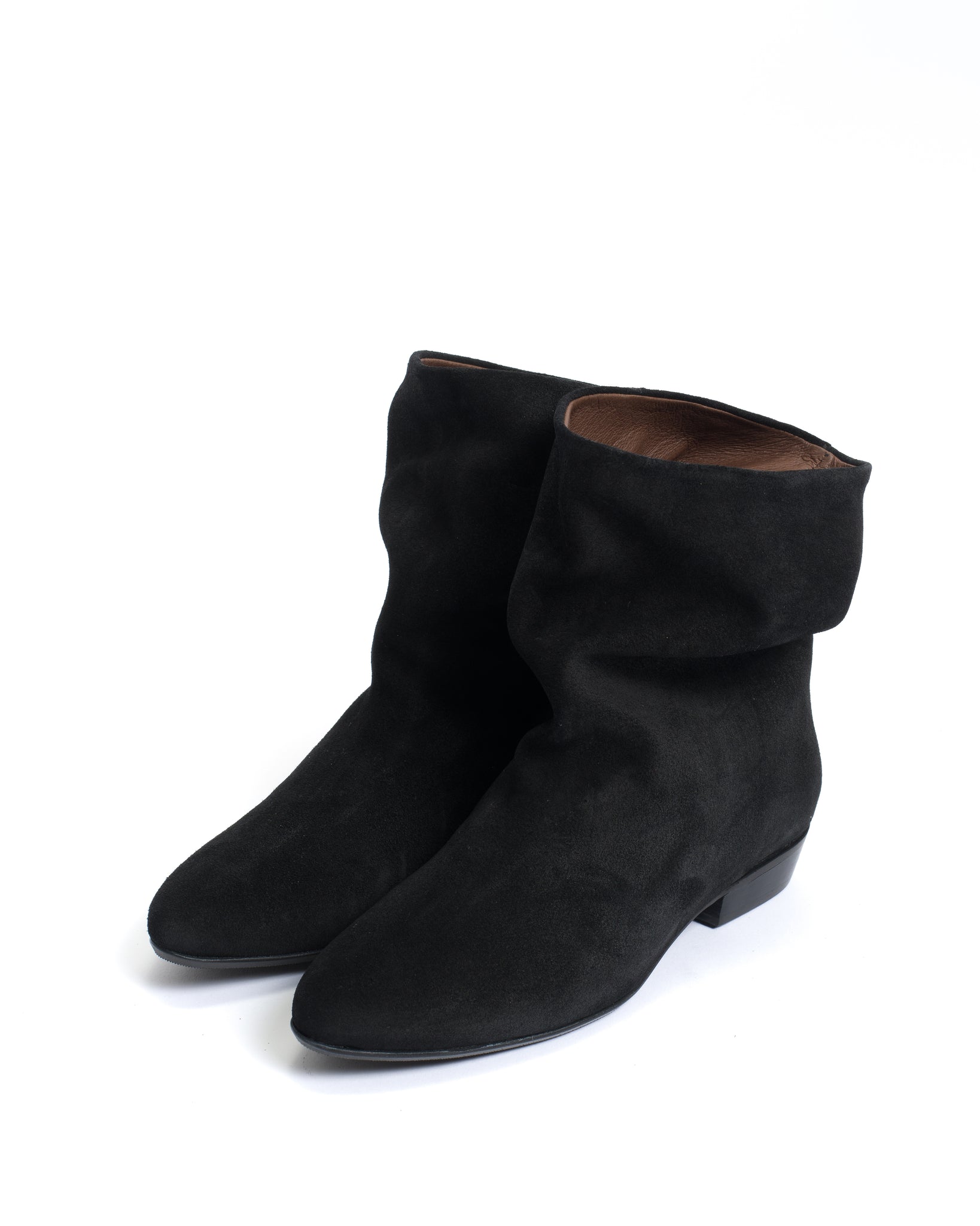 Vully 20 flat Calf suede Black