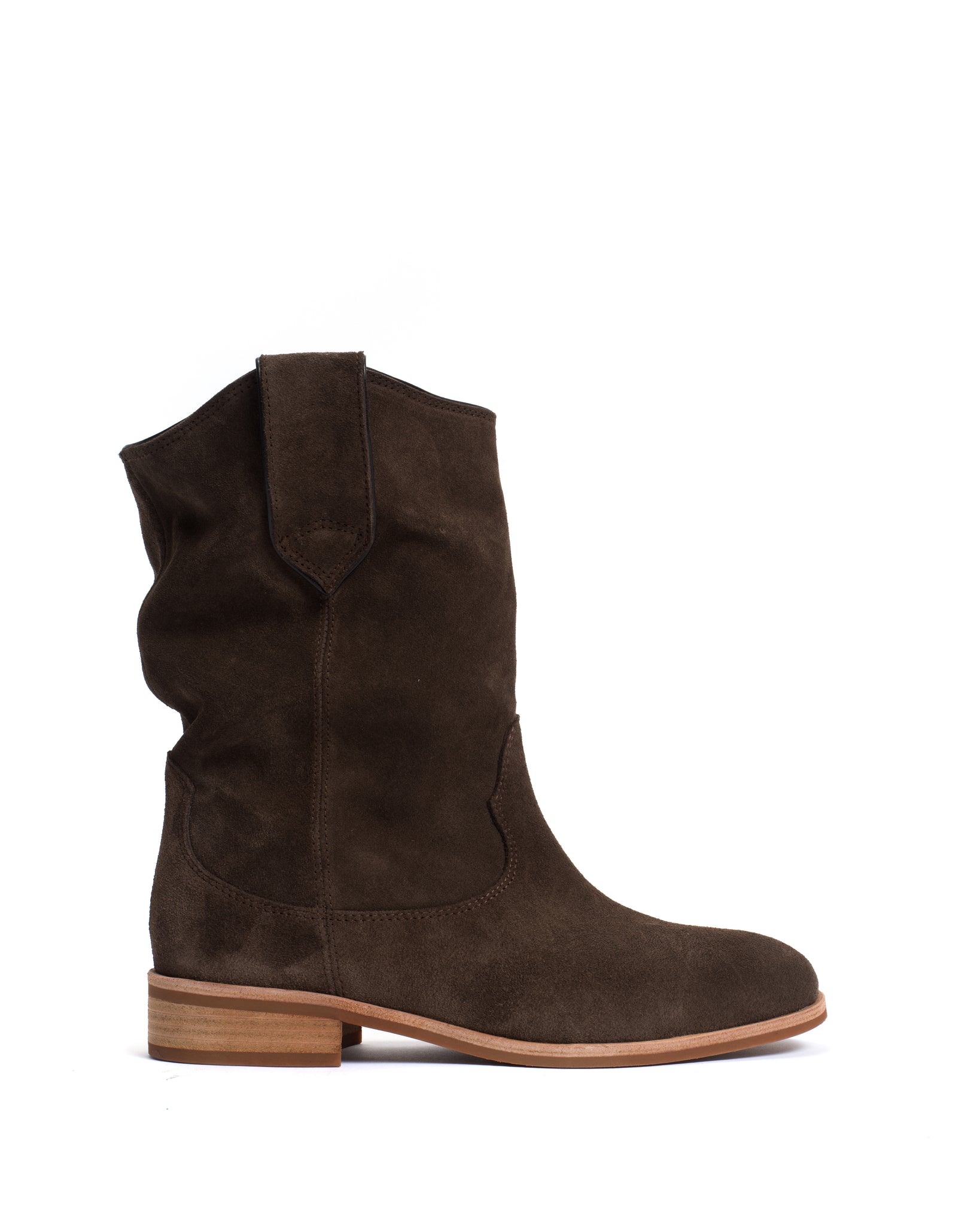 Claudia Calf suede Coffee brown