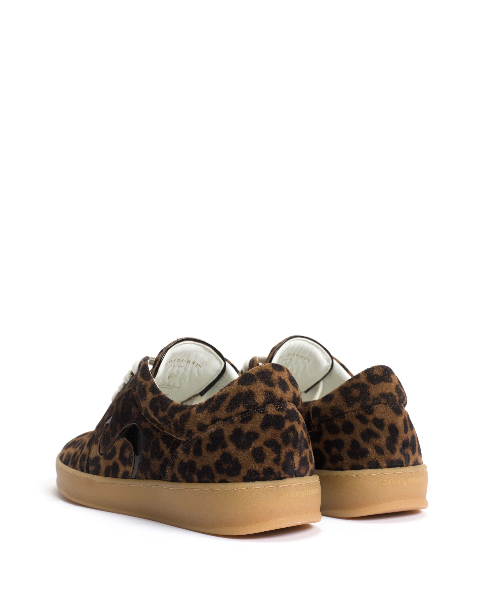 Blaire Calf suede print & polished soft calf Leopard & black