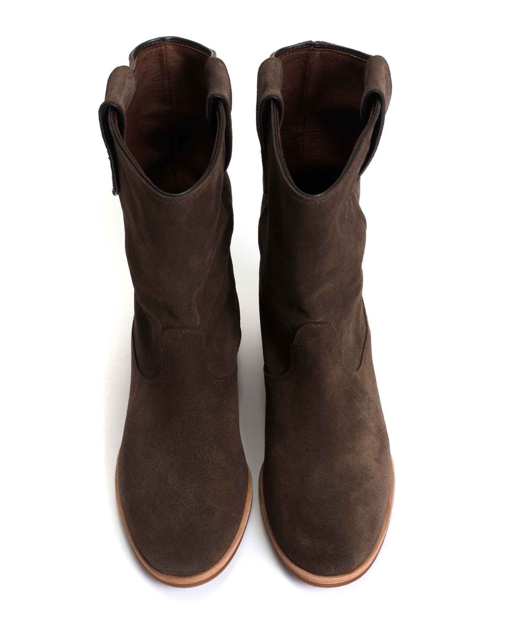 Claudia Calf suede Coffee brown