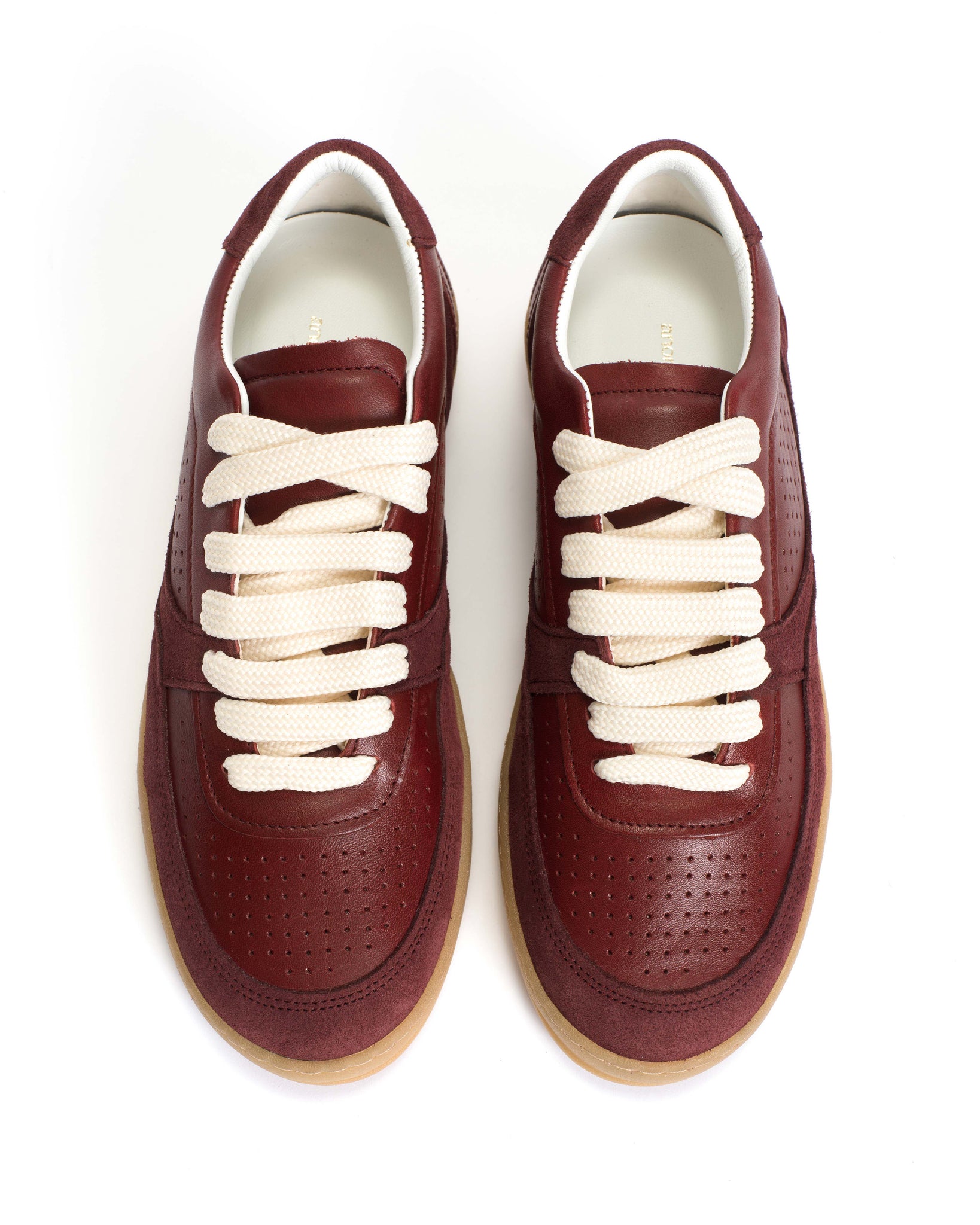 Elevate Soft calf & suede leather Pomegranate