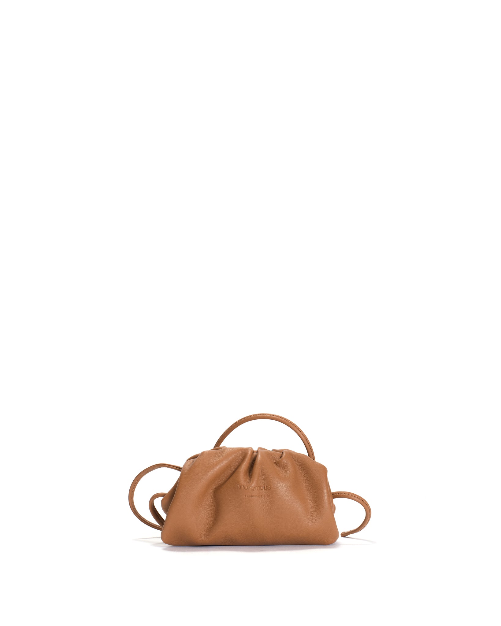 Enuice petite purse Silky lamb Caramel