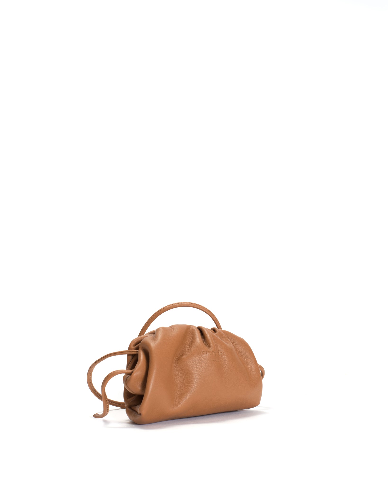 Enuice petite purse Silky lamb Caramel