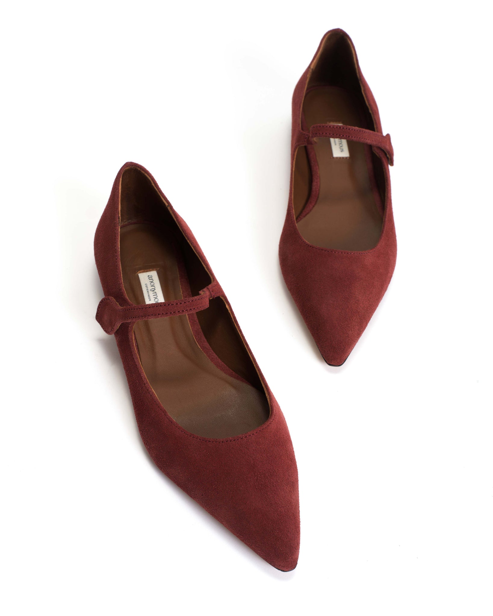 Fifi Calf suede Pomegranate