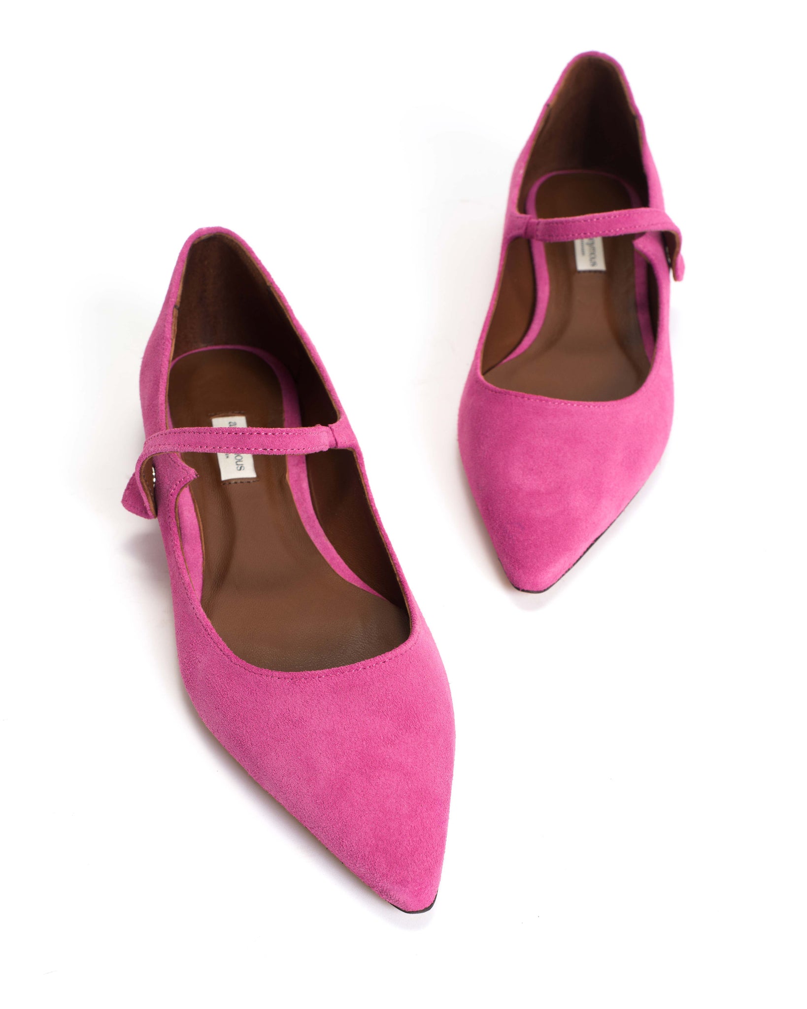 Fifi Calf suede Raspberry sorbet