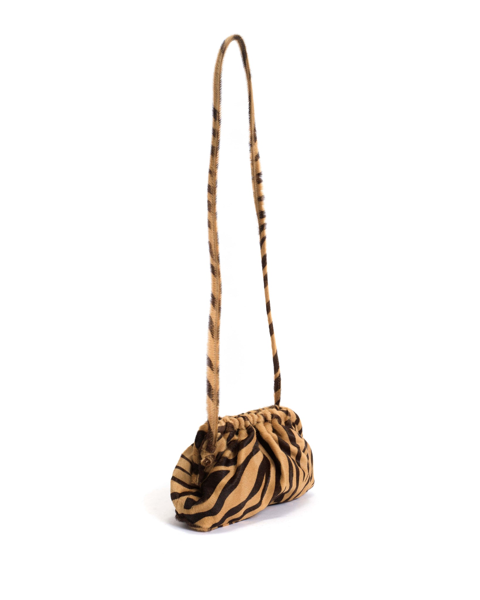 Hally grand cloud bag Calf hair Tiger