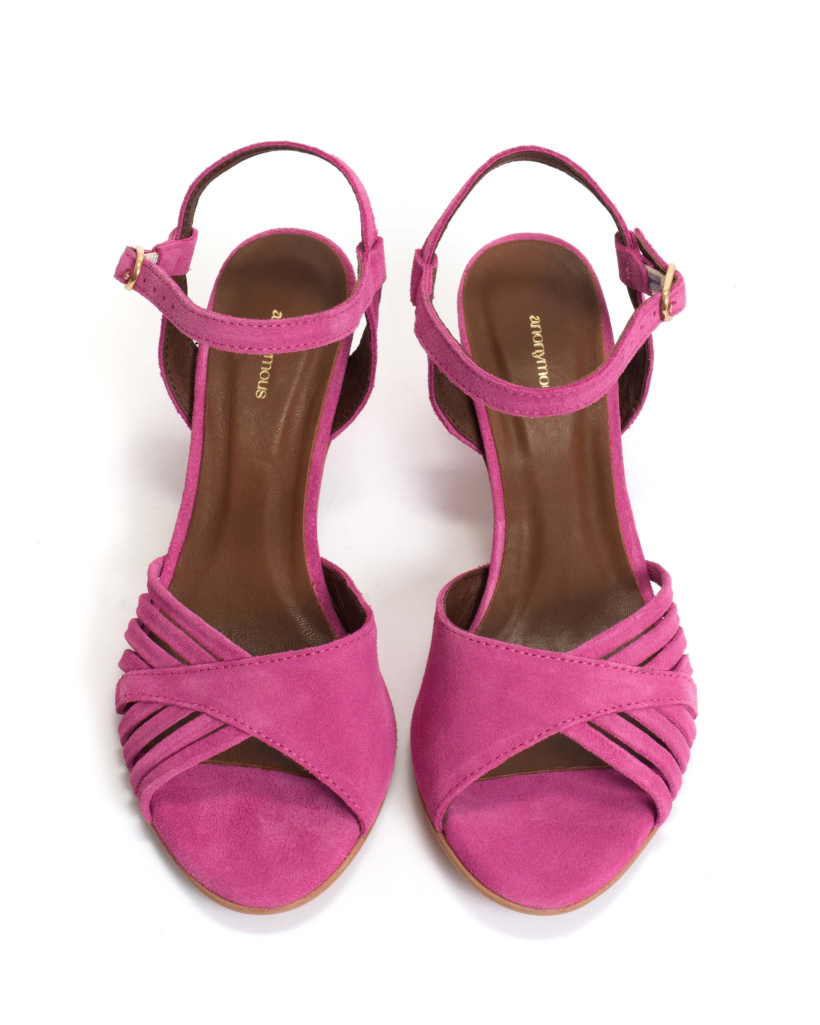 Hermine Calf suede Raspberry sorbet