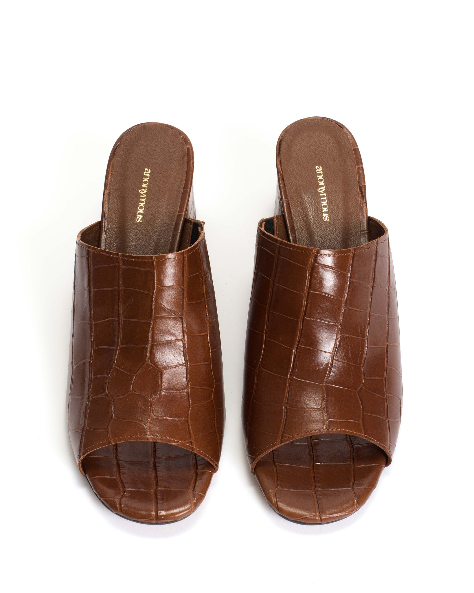 Horizon 55 Croco calf Chocolate