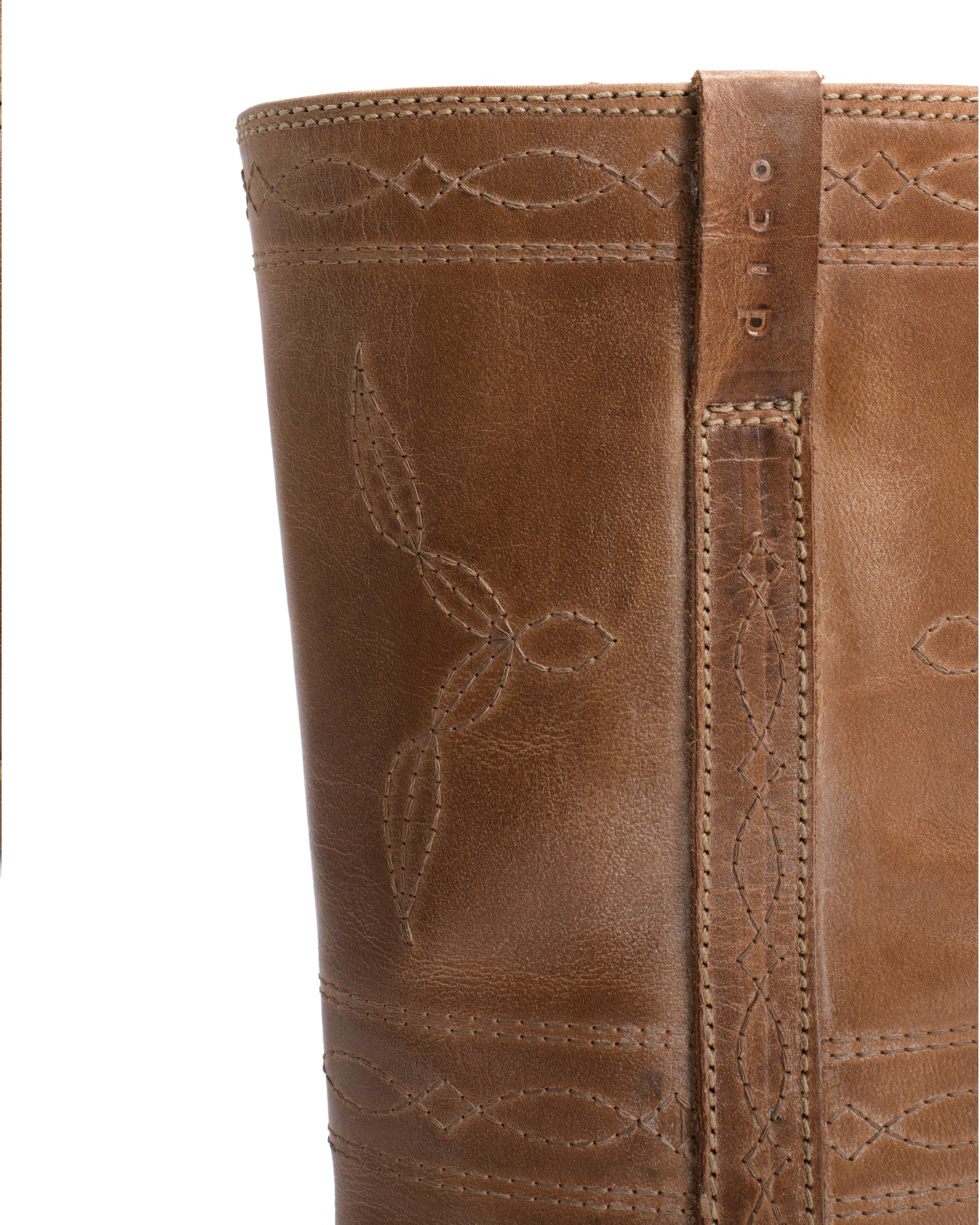 Dico Julia Western stitch Escovado Dark tan