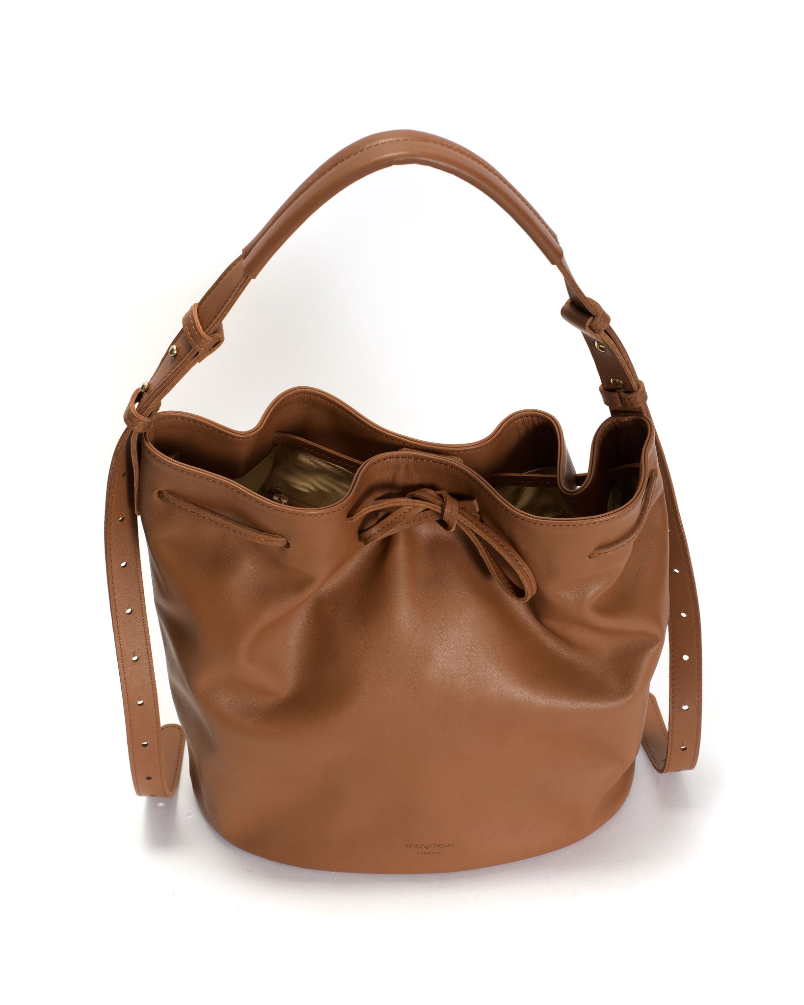 Kacey grand bucket bag Soft calf Camel