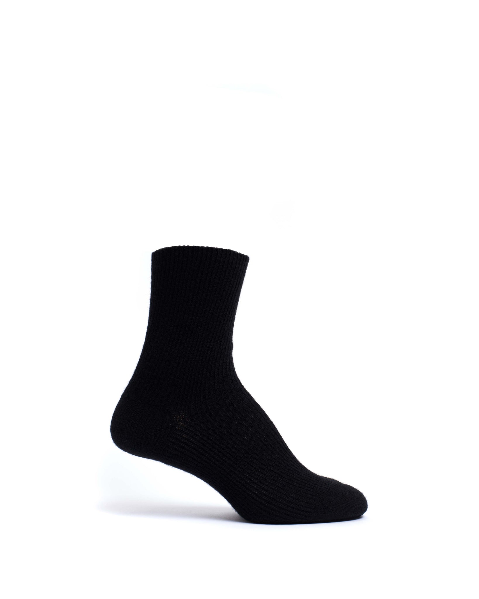 Lanai cashmere socks 70% cashmere 30% wool Black