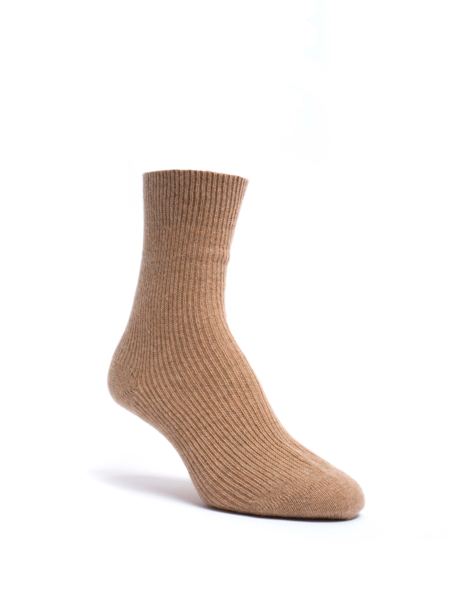 Lanai cashmere socks 70% cashmere 30% wool Caramel