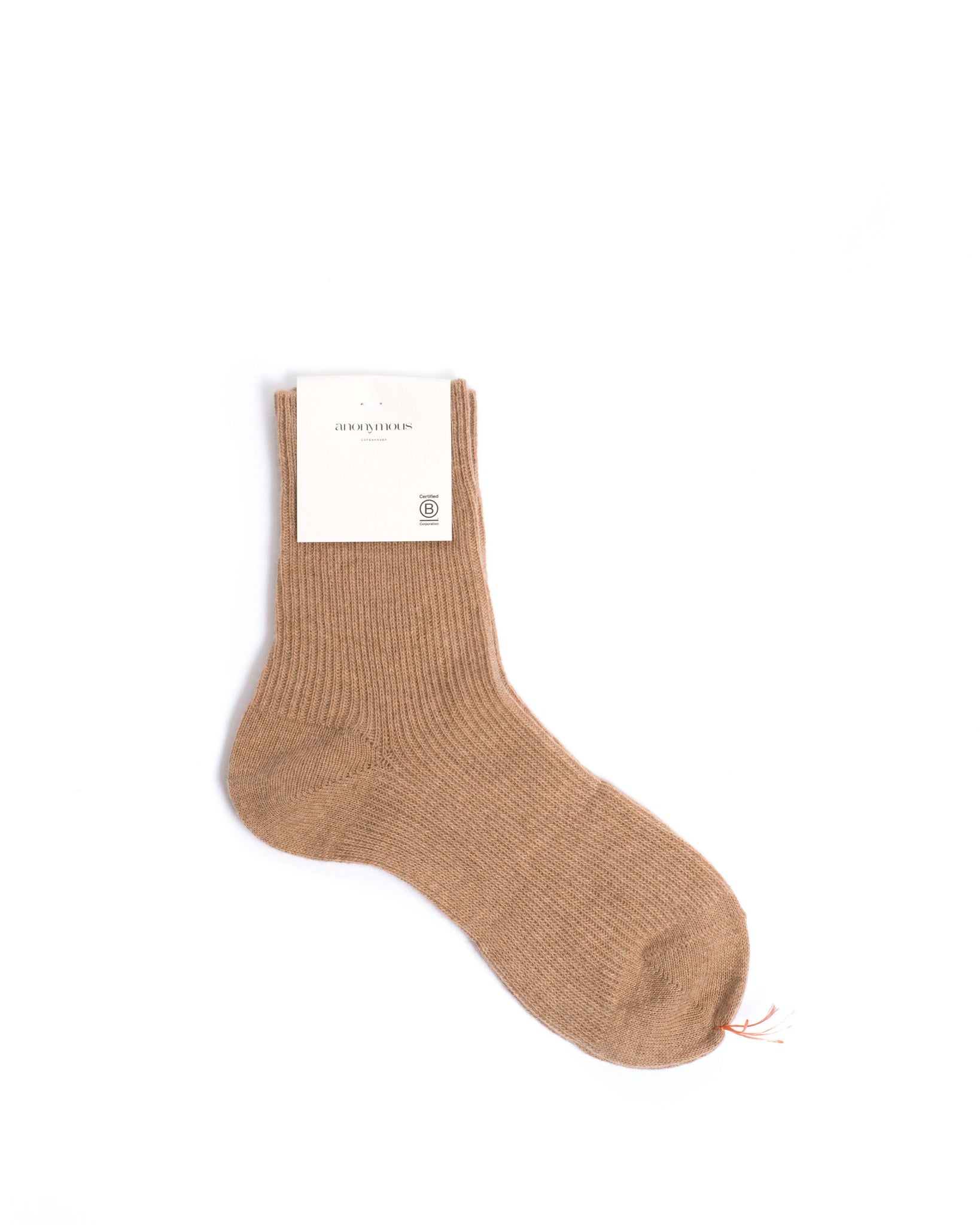 Lanai cashmere socks 70% cashmere 30% wool Caramel