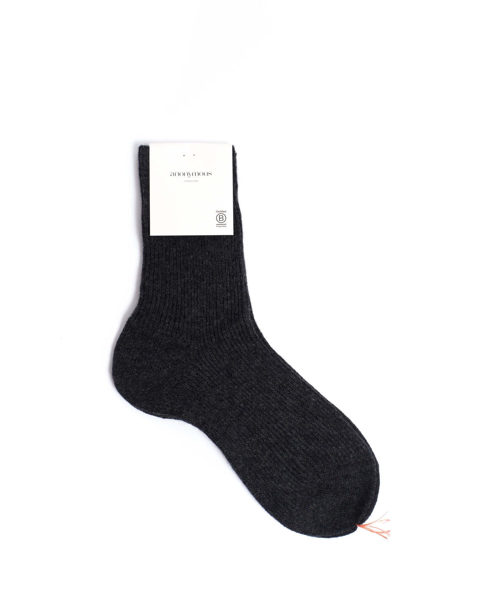 Lanai cashmere socks 70% wool 30% cashmere Dark grey