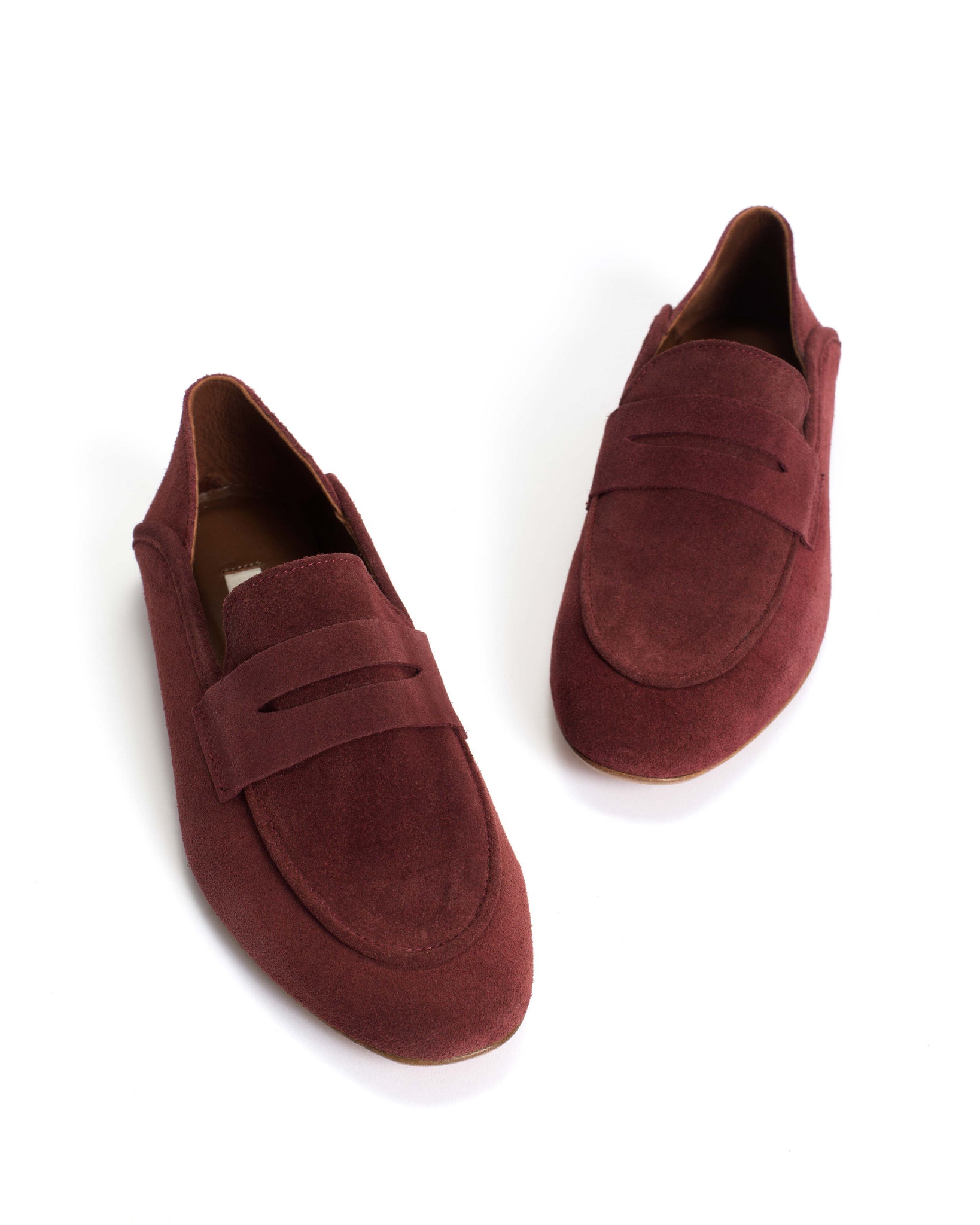 Lindsay Calf suede Pomegranate