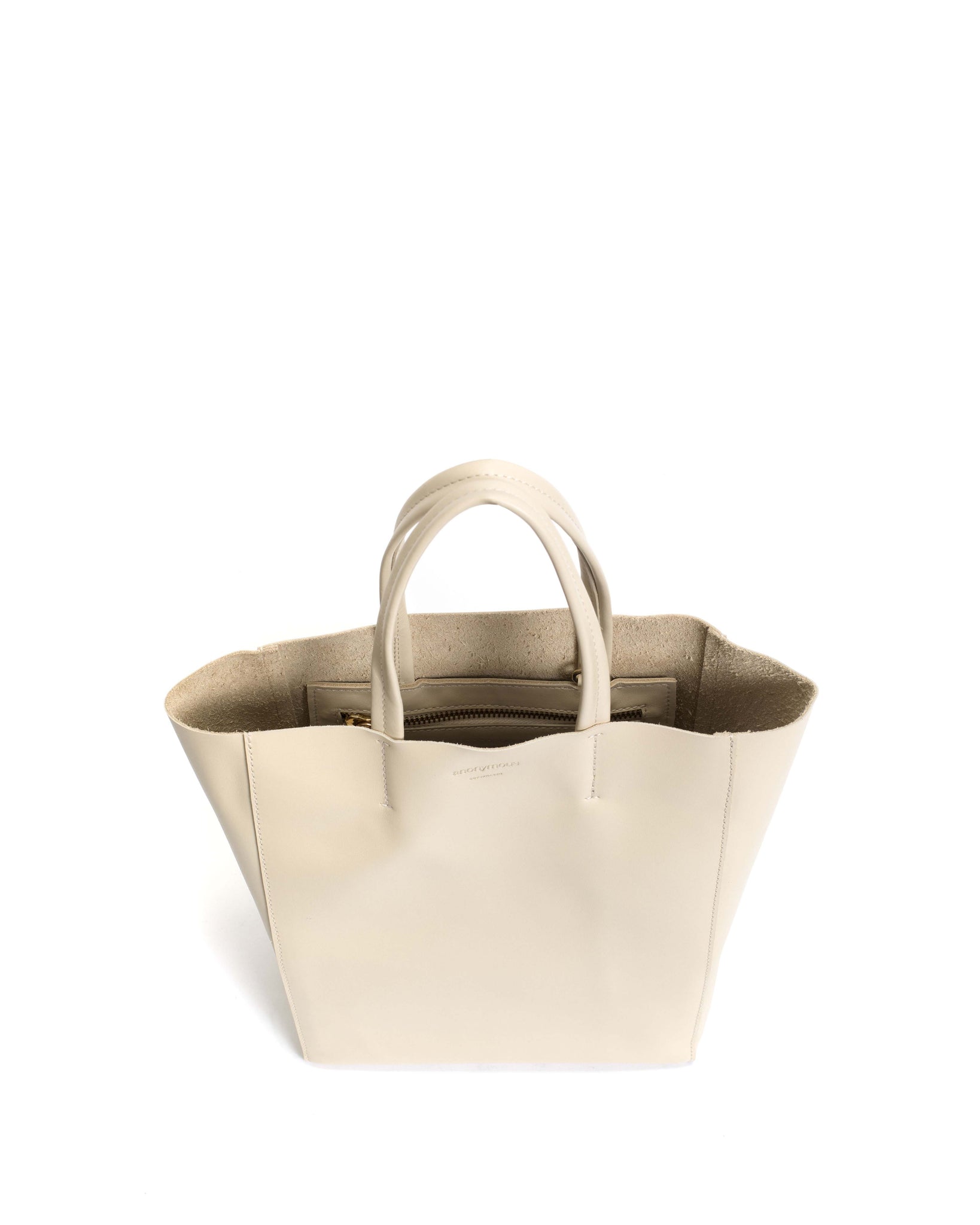 Linea shopper Soft calf White sand