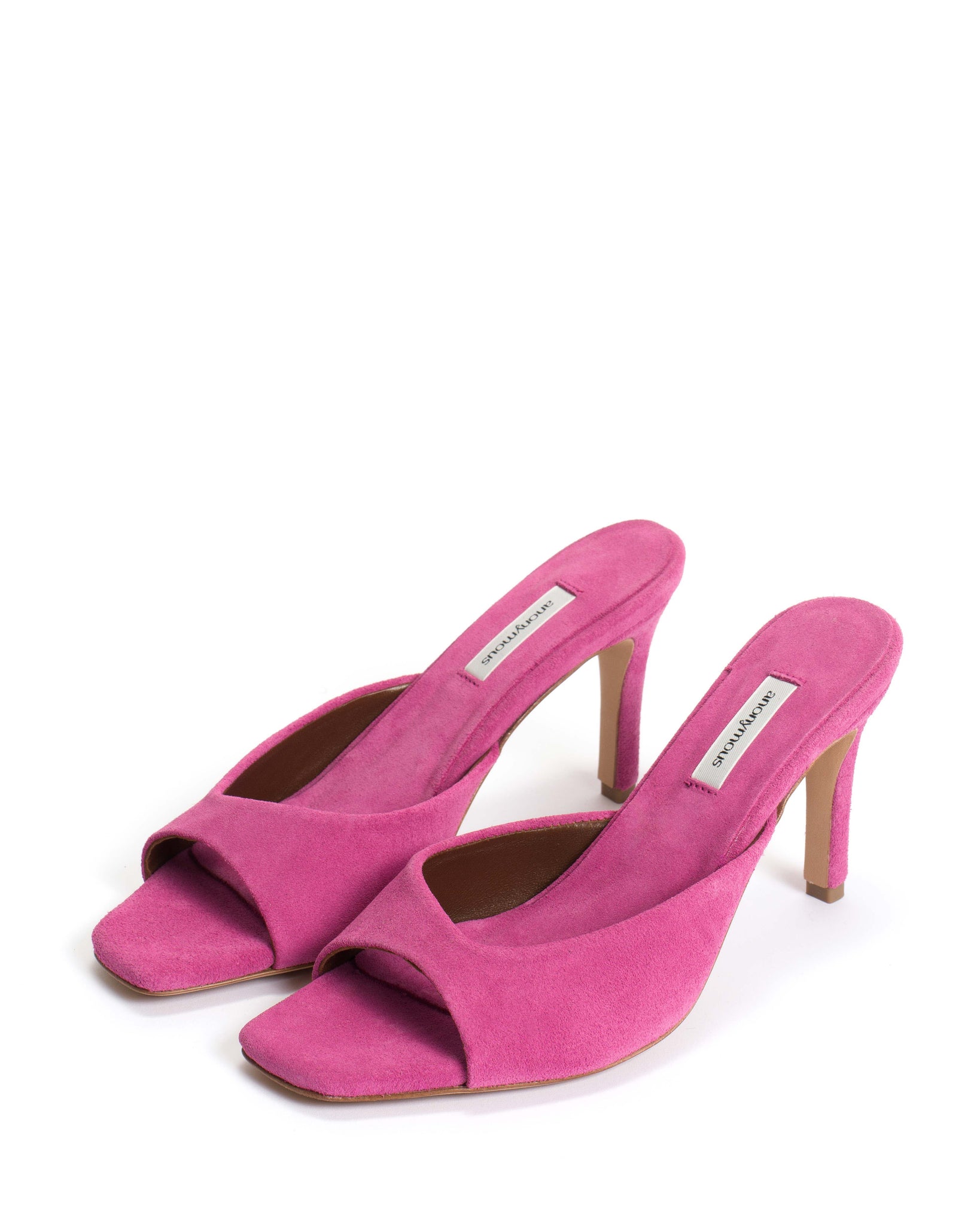 Mazy 75 Calf suede Raspberry sorbet