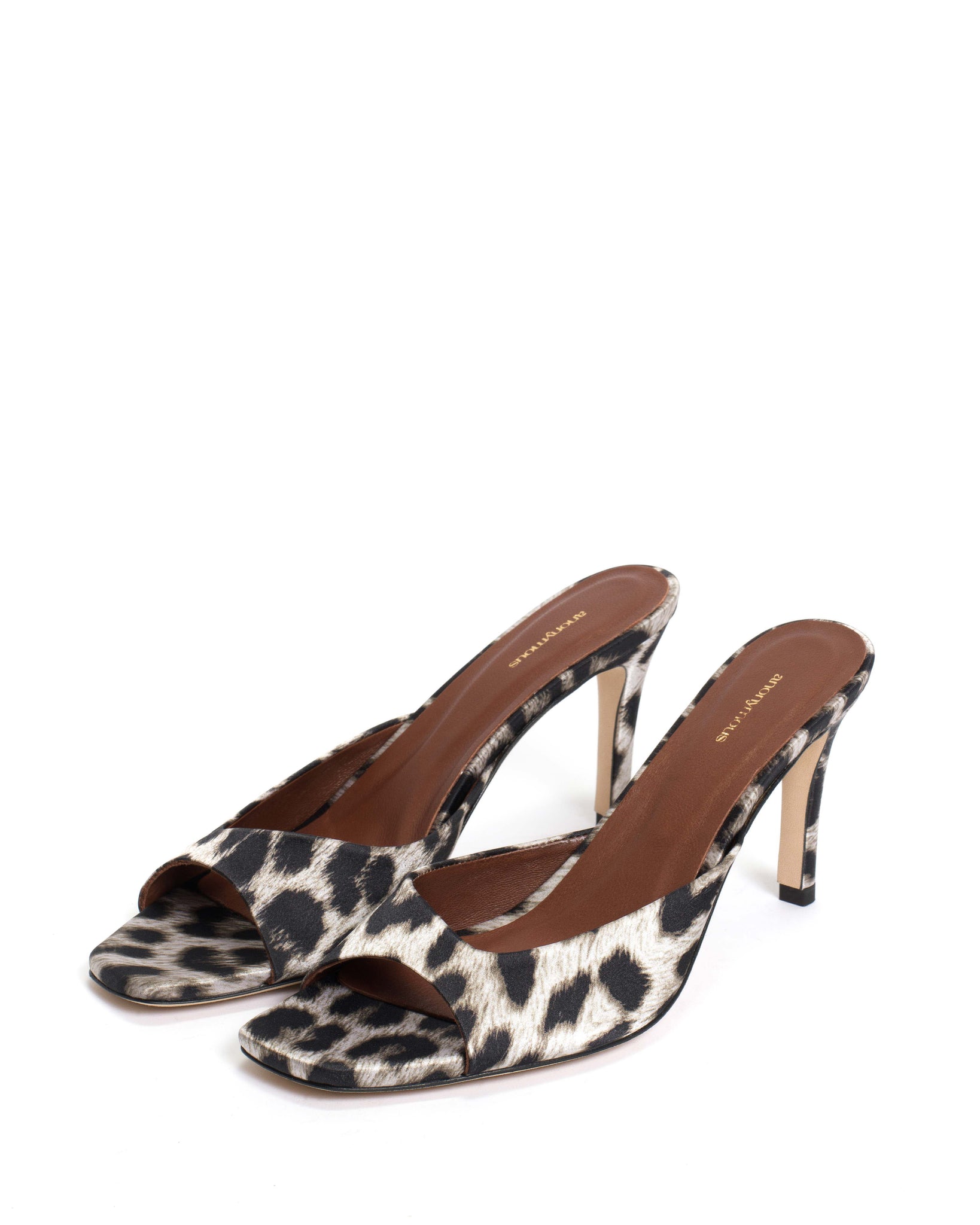 Mazy 75 Satin print Snow leopard