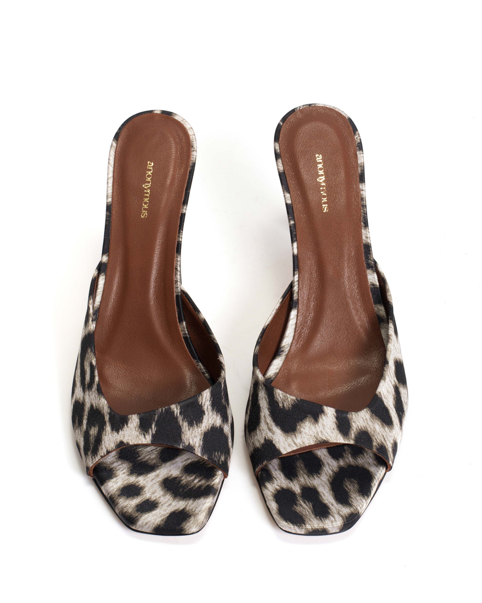 Mazy 75 Satin print Snow leopard