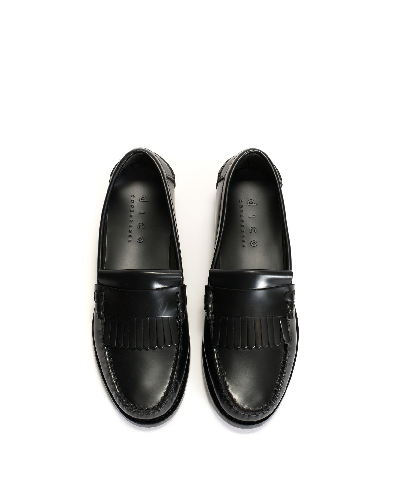 Dico Moccasin Loafer With Fringes Polido Black