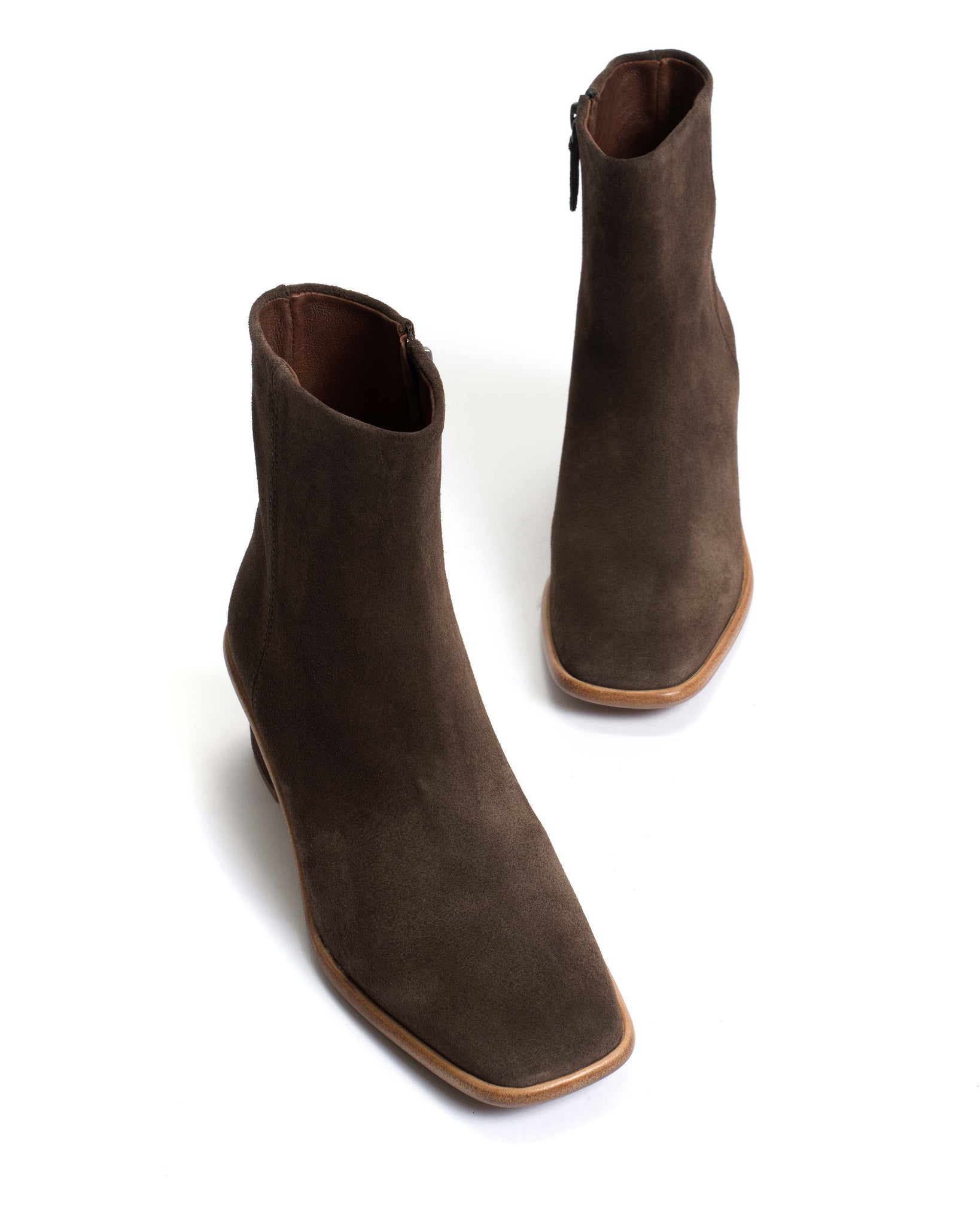 Orielle Calf suede Coffee brown