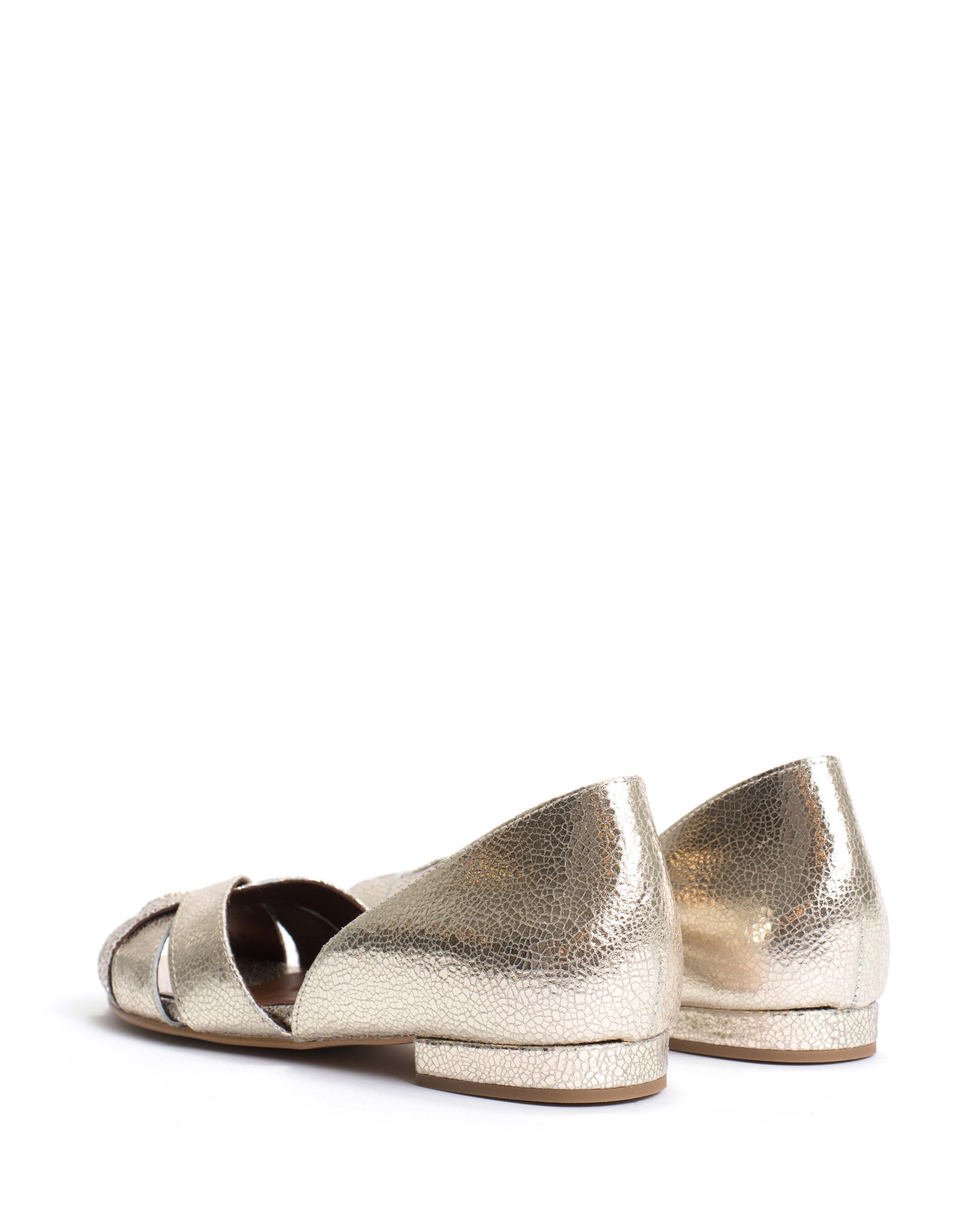 Sanni 20 Crackled metallic goat Champagne