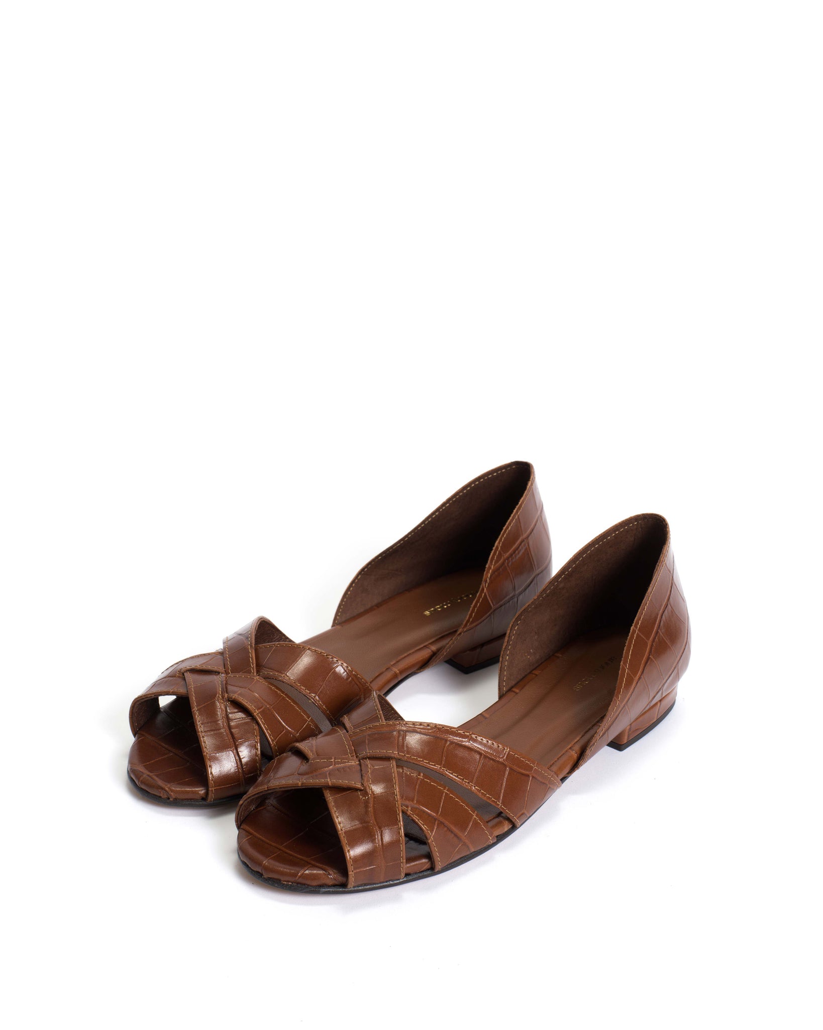 Sanni 20 Croco calf Chocolate