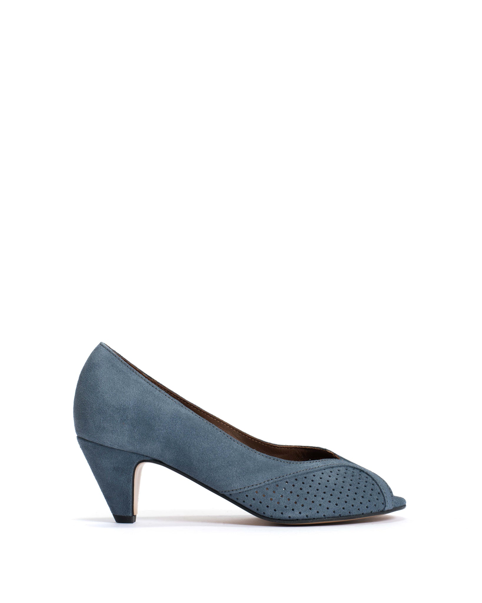 Tiffany stiletto Calf suede Denim blue