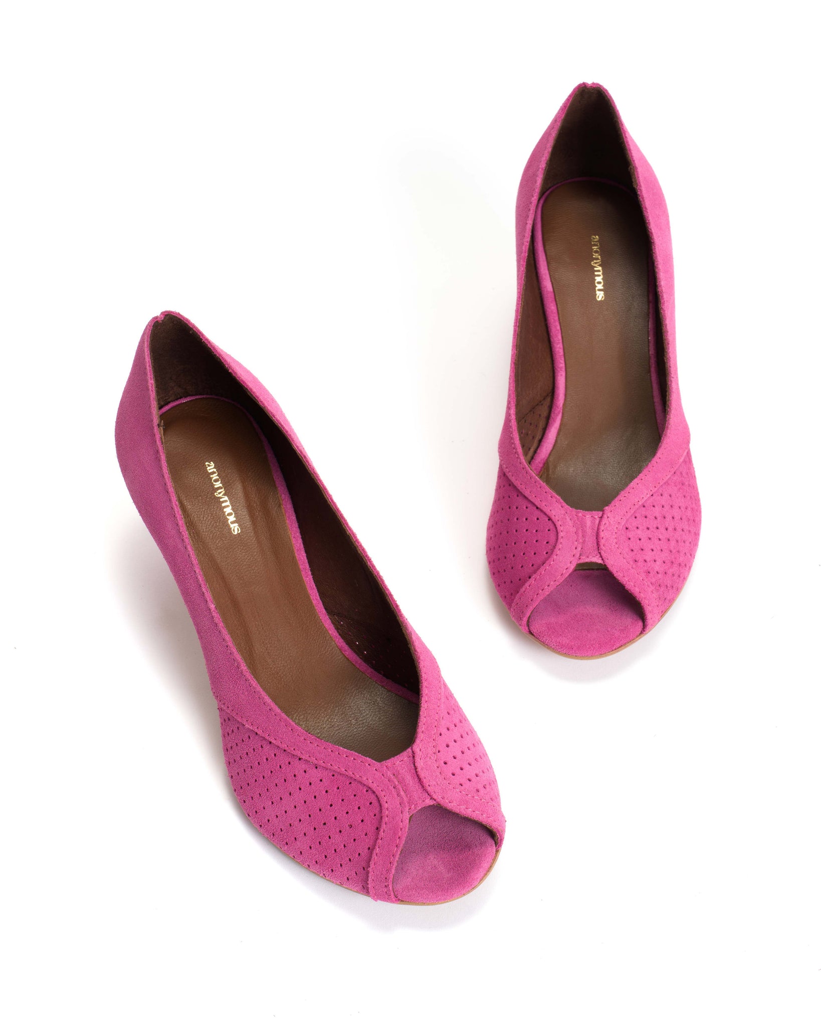 Tiffany stiletto Calf suede Raspberry sorbet