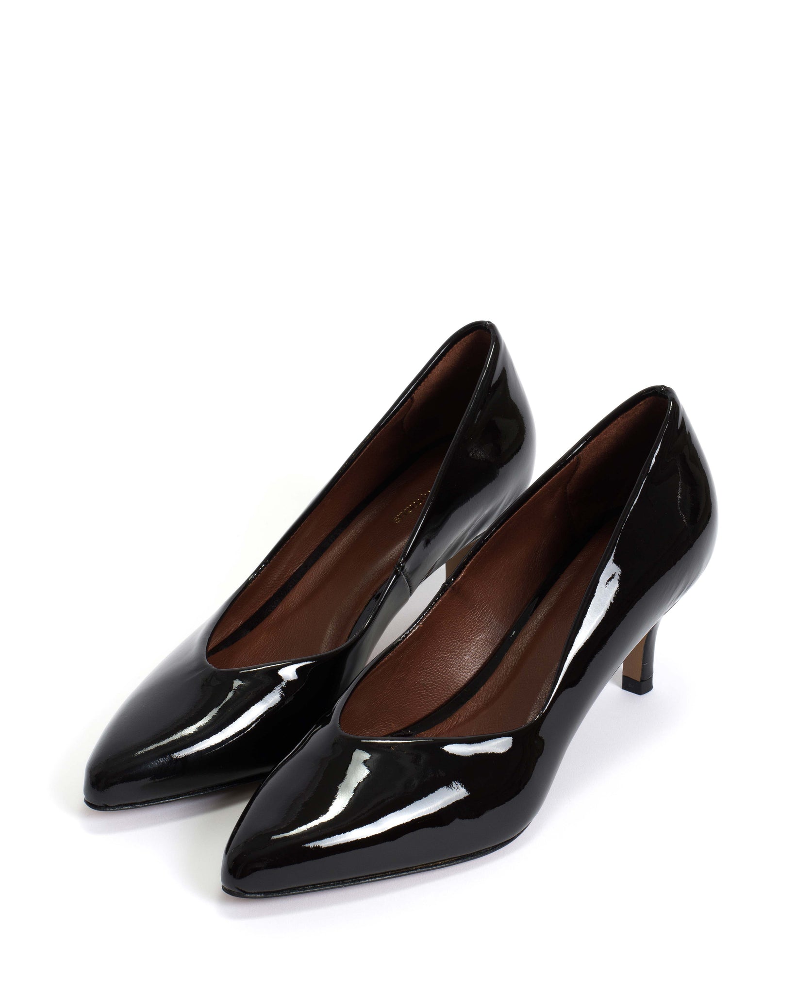 Trini 55 Polished lamb Black