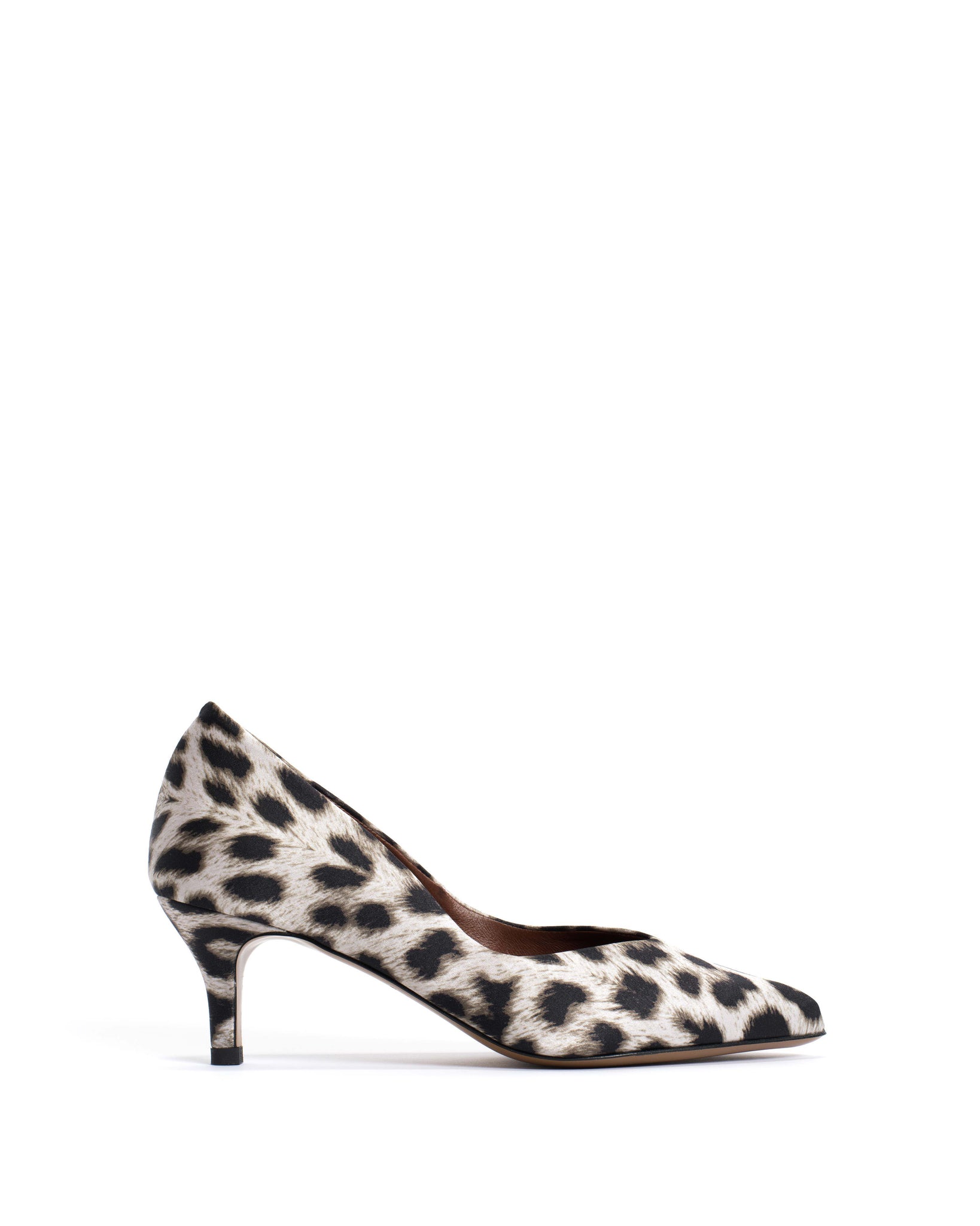 Trini 55 Satin print Snow leopard