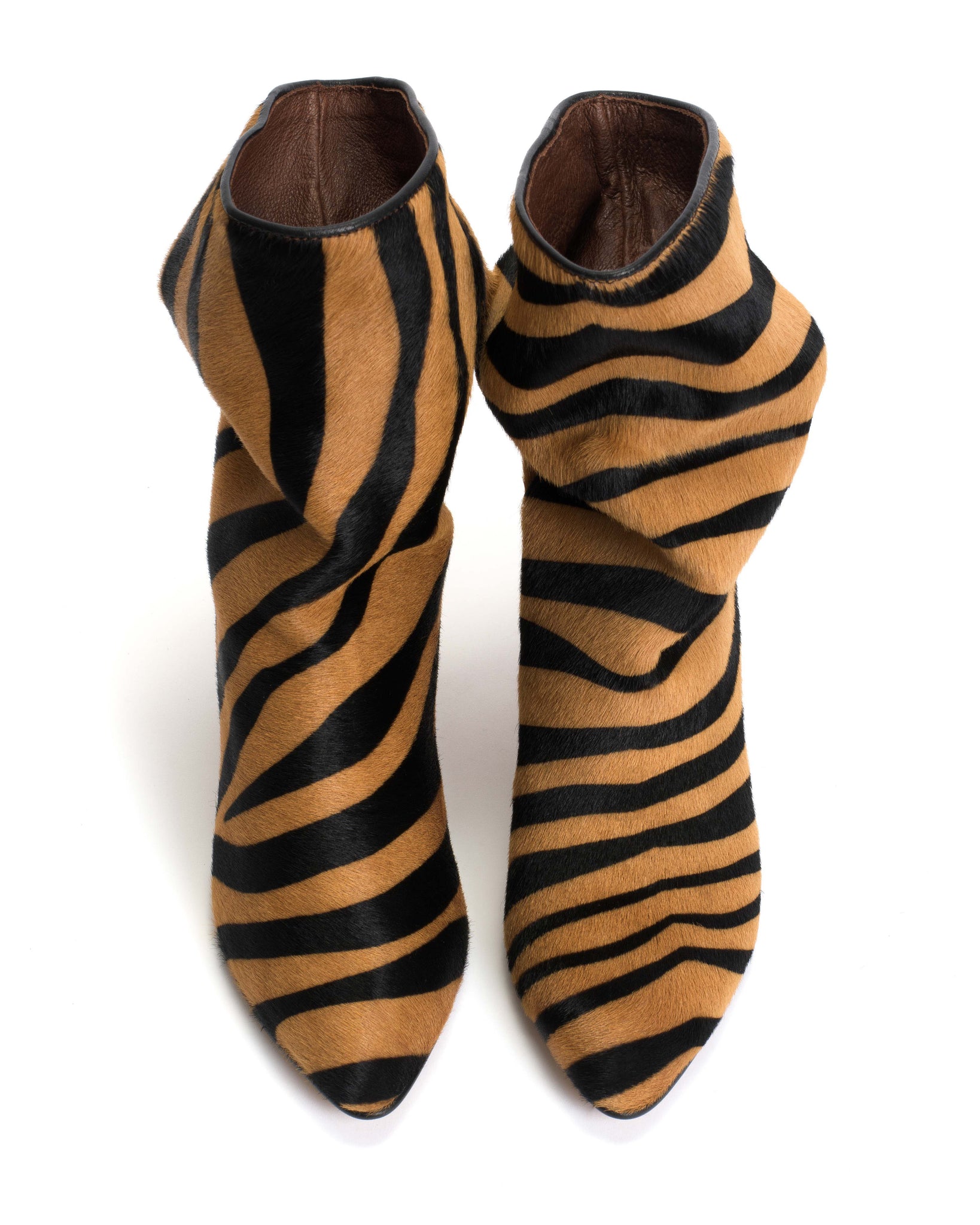 Vully 50 stiletto Calf hair Tiger