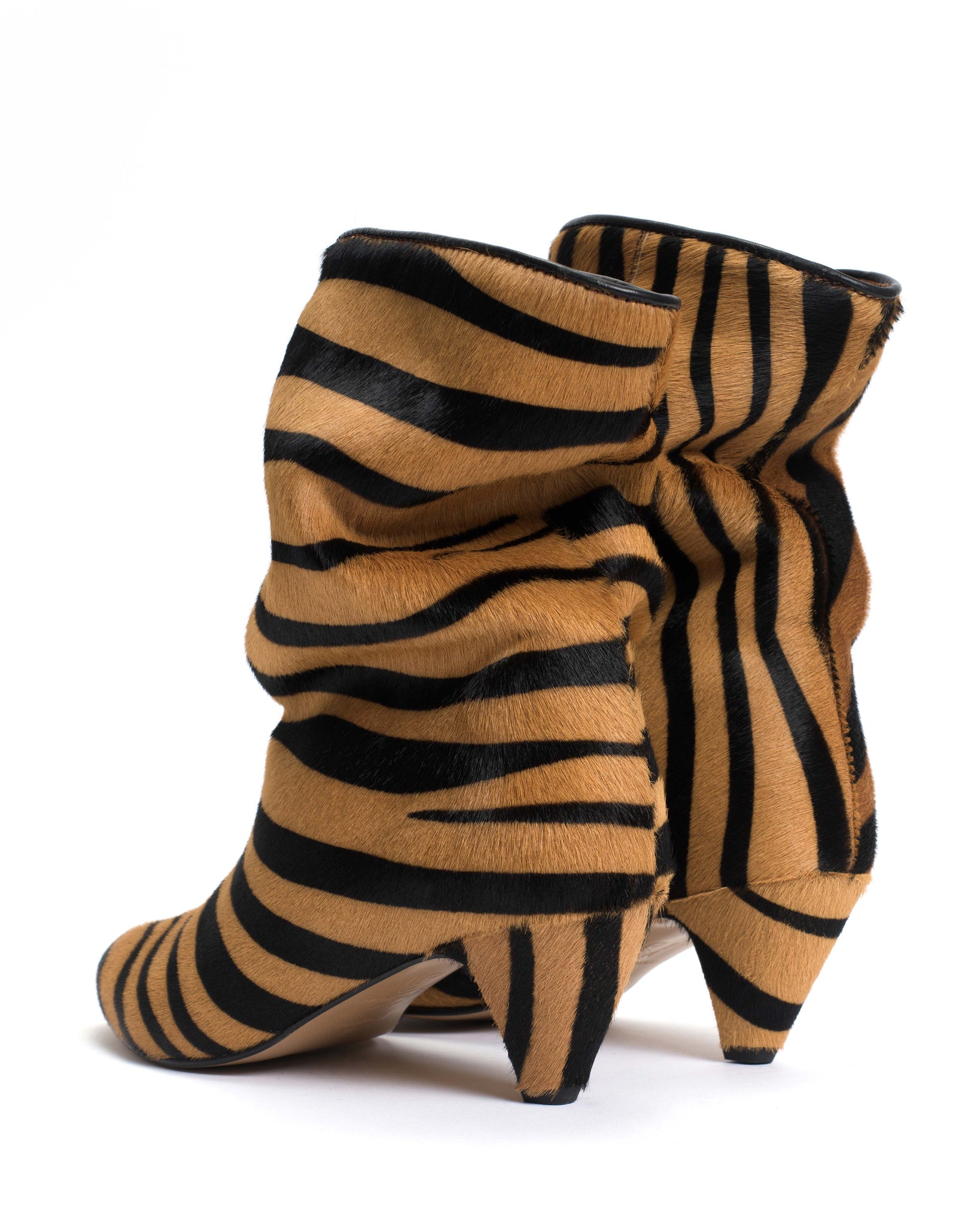 Vully 50 stiletto Calf hair Tiger