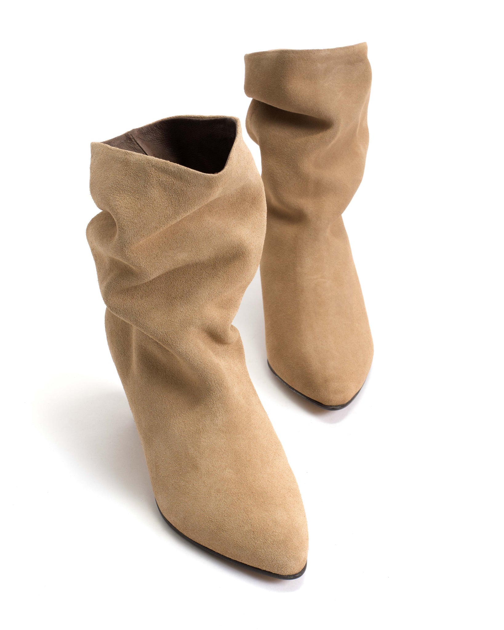 Vully 50 stiletto Calf suede Desert sand