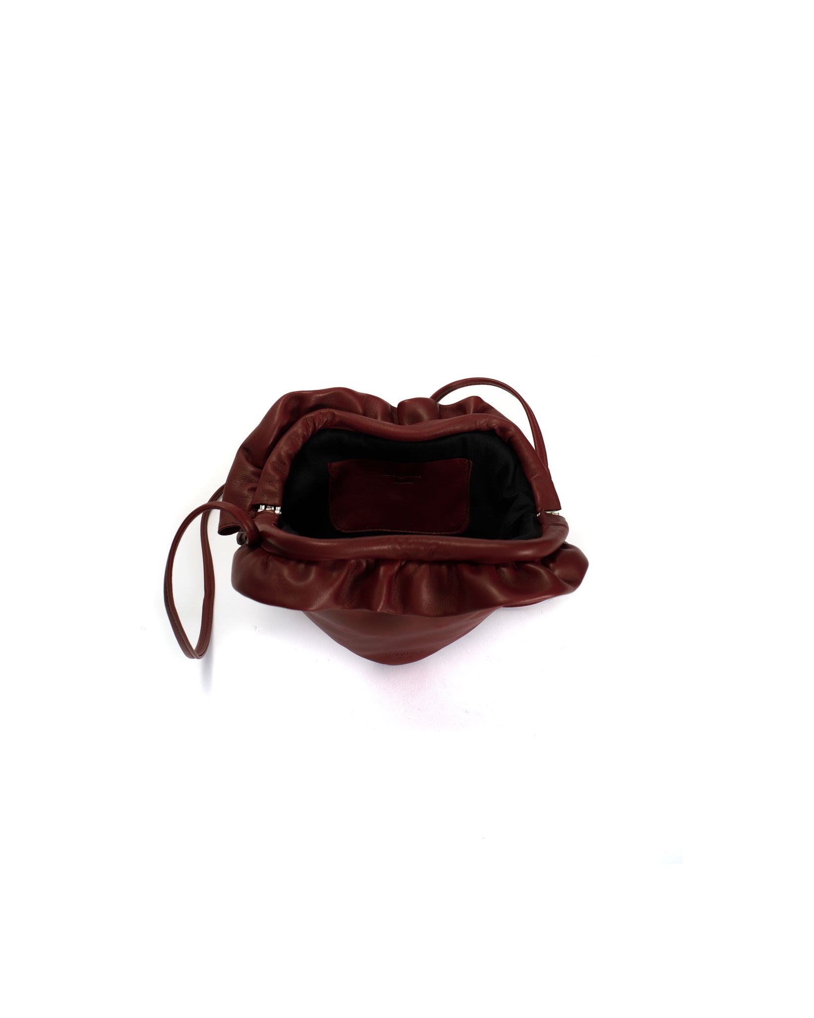 Zally heart bag Silky lamb Pomegranate